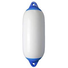 Cylindrical fender No.4 - 24cm x 70cm - White with Blue Top - 79.115.004